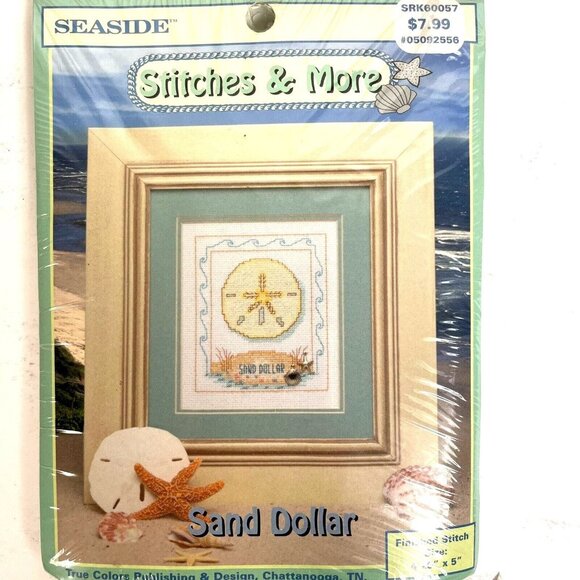 Seaside Stitches & More Sand Dollar Cross stitch kit #05092556 - Picture 13 of 13